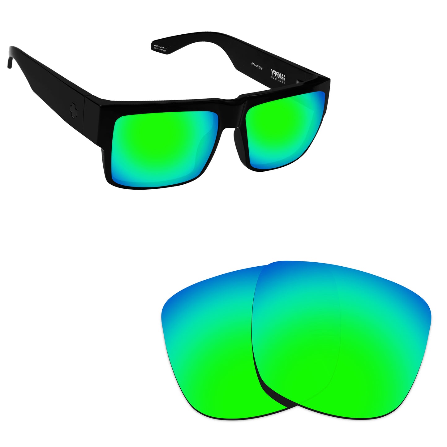 Hawkry Polarized Replacement Lens for - Spy Optic Cyrus Sunglass - Options