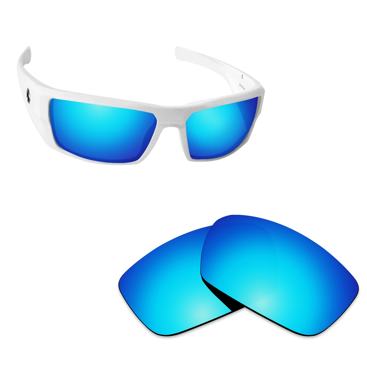 Hawkry Polarized Replacement Lens for - Spy Optic Dirk Sunglass - Options