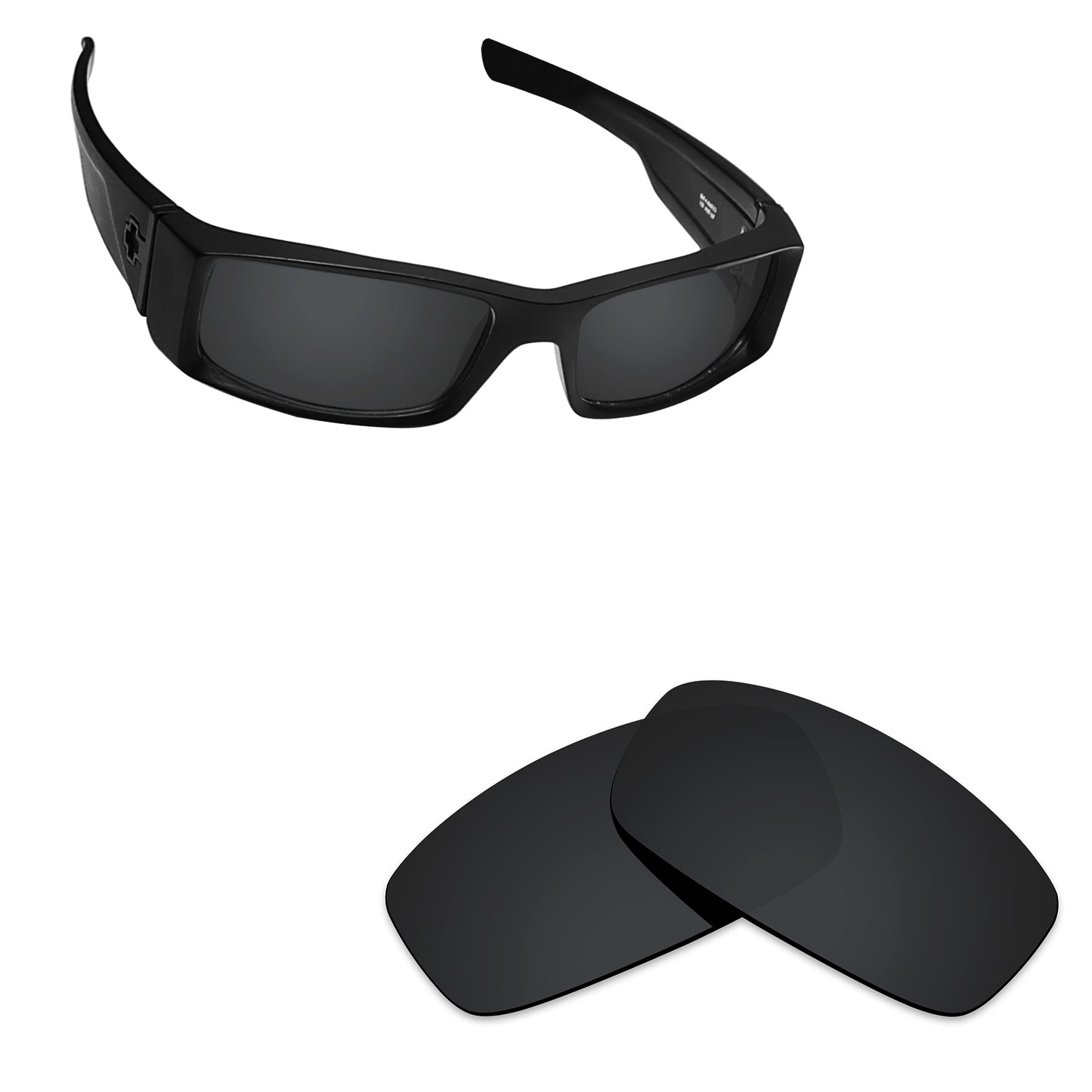 Hawkry Polarized Replacement Lens for - Spy Optic Hielo Sunglass - Options