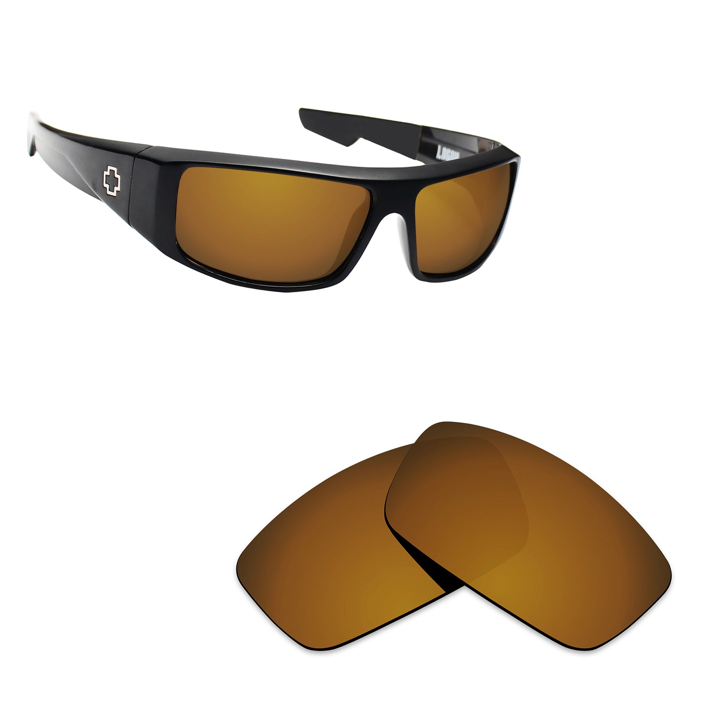 Hawkry Polarized Replacement Lens for - Spy Optic Logan Sunglass - Options