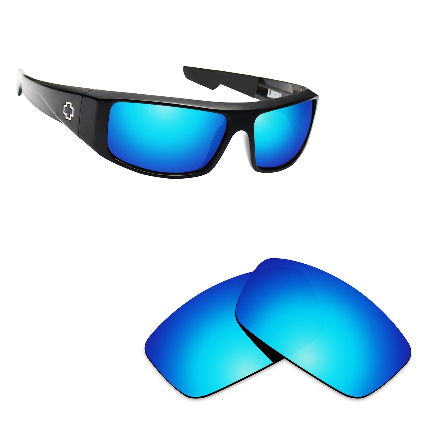 Hawkry Polarized Replacement Lens for - Spy Optic Logan Sunglass - Options