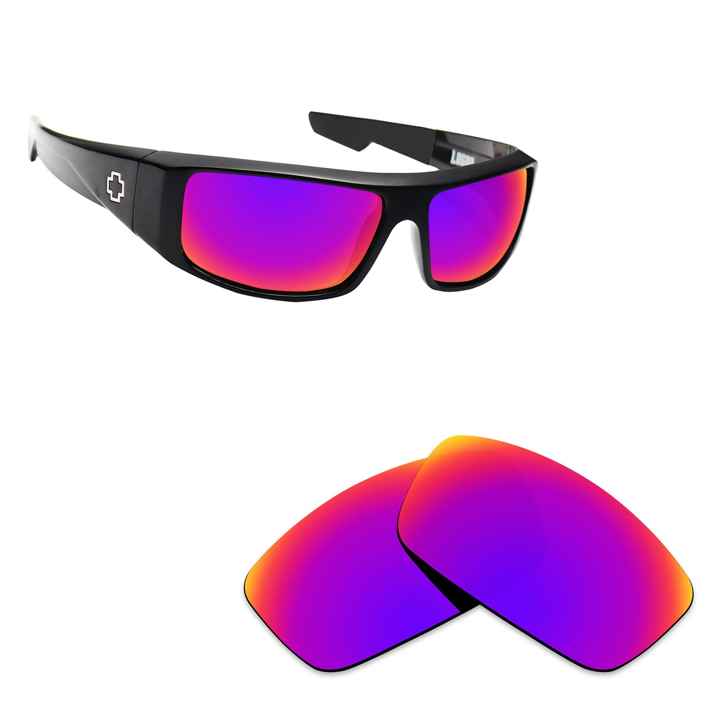 Hawkry Polarized Replacement Lens for - Spy Optic Logan Sunglass - Options