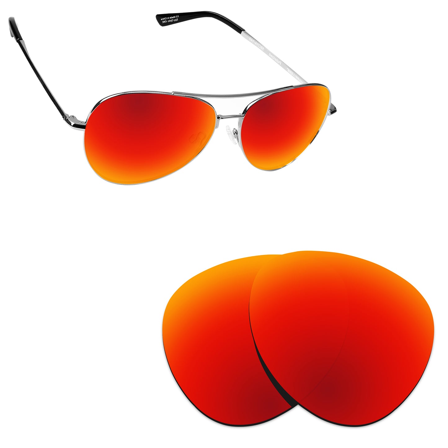 Hawkry Polarized Replacement Lens for - SPY OPTIC Whistler Sunglass - Options