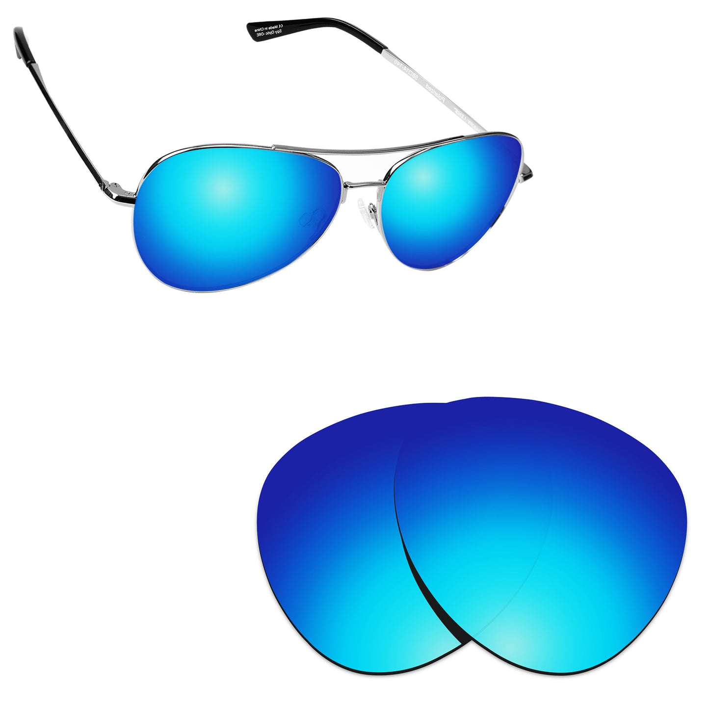 Hawkry Polarized Replacement Lens for - SPY OPTIC Whistler Sunglass - Options