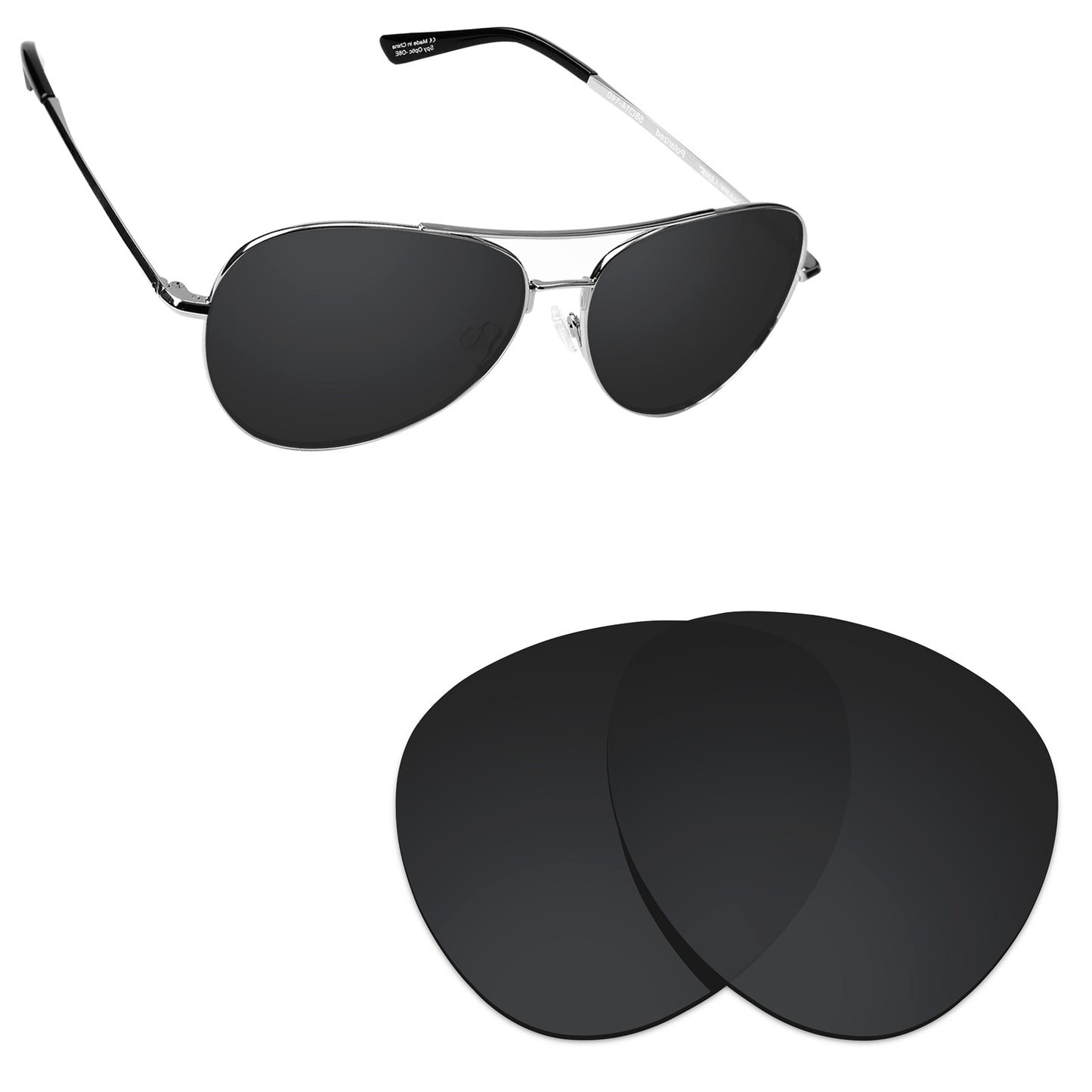 Hawkry Polarized Replacement Lens for - SPY OPTIC Whistler Sunglass - Options