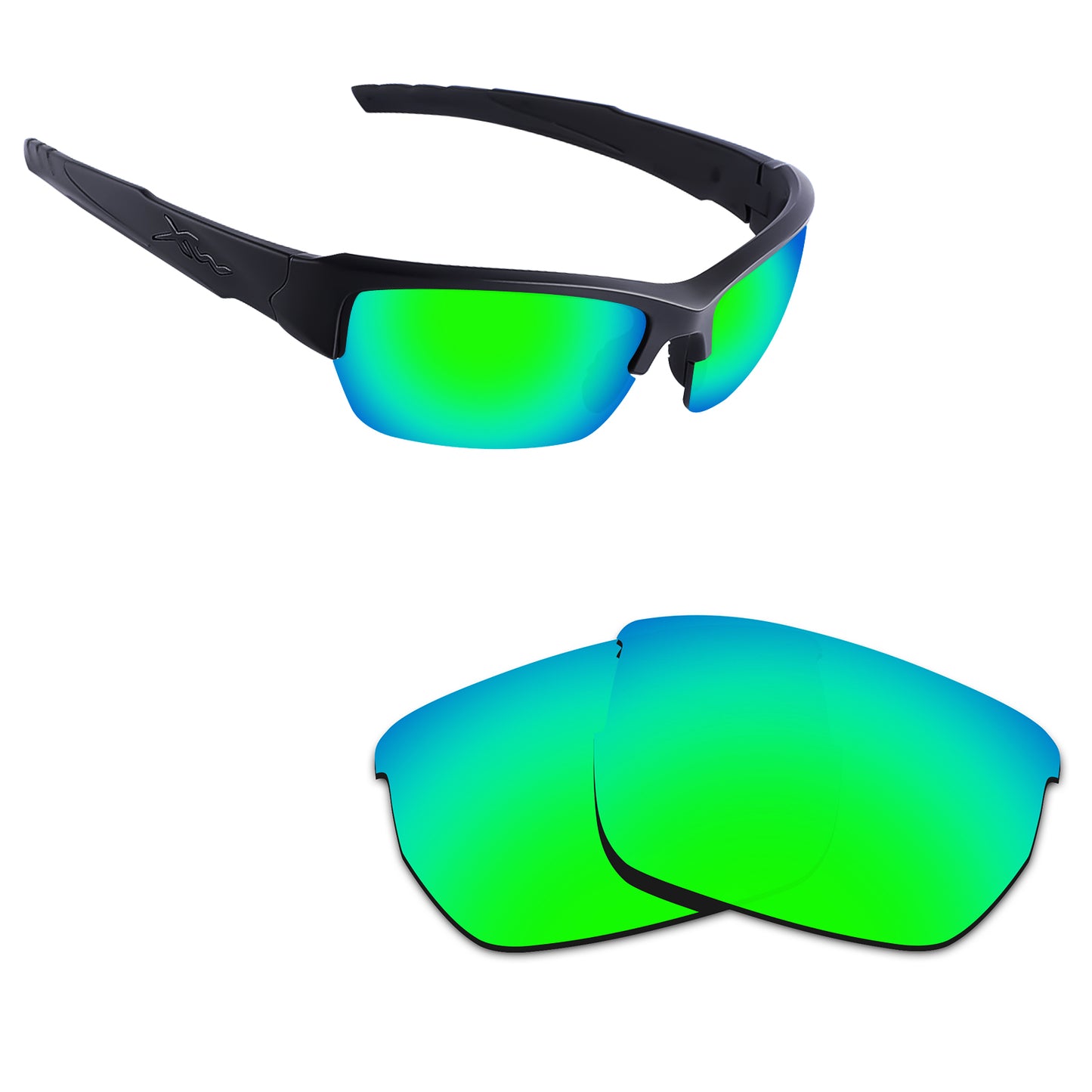Hawkry Polarized Replacement Lens for - Wiley X Valor Sunglass - Options