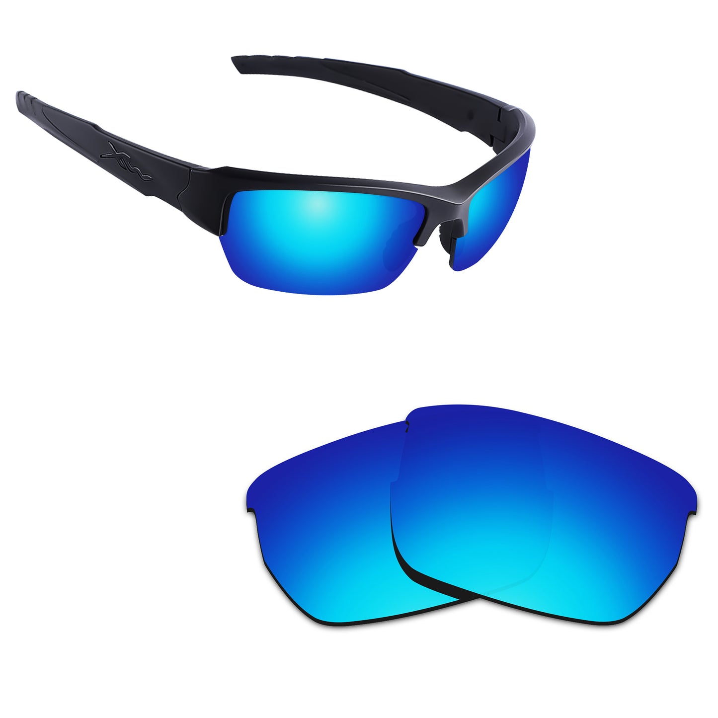 Hawkry Polarized Replacement Lens for - Wiley X Valor Sunglass - Options