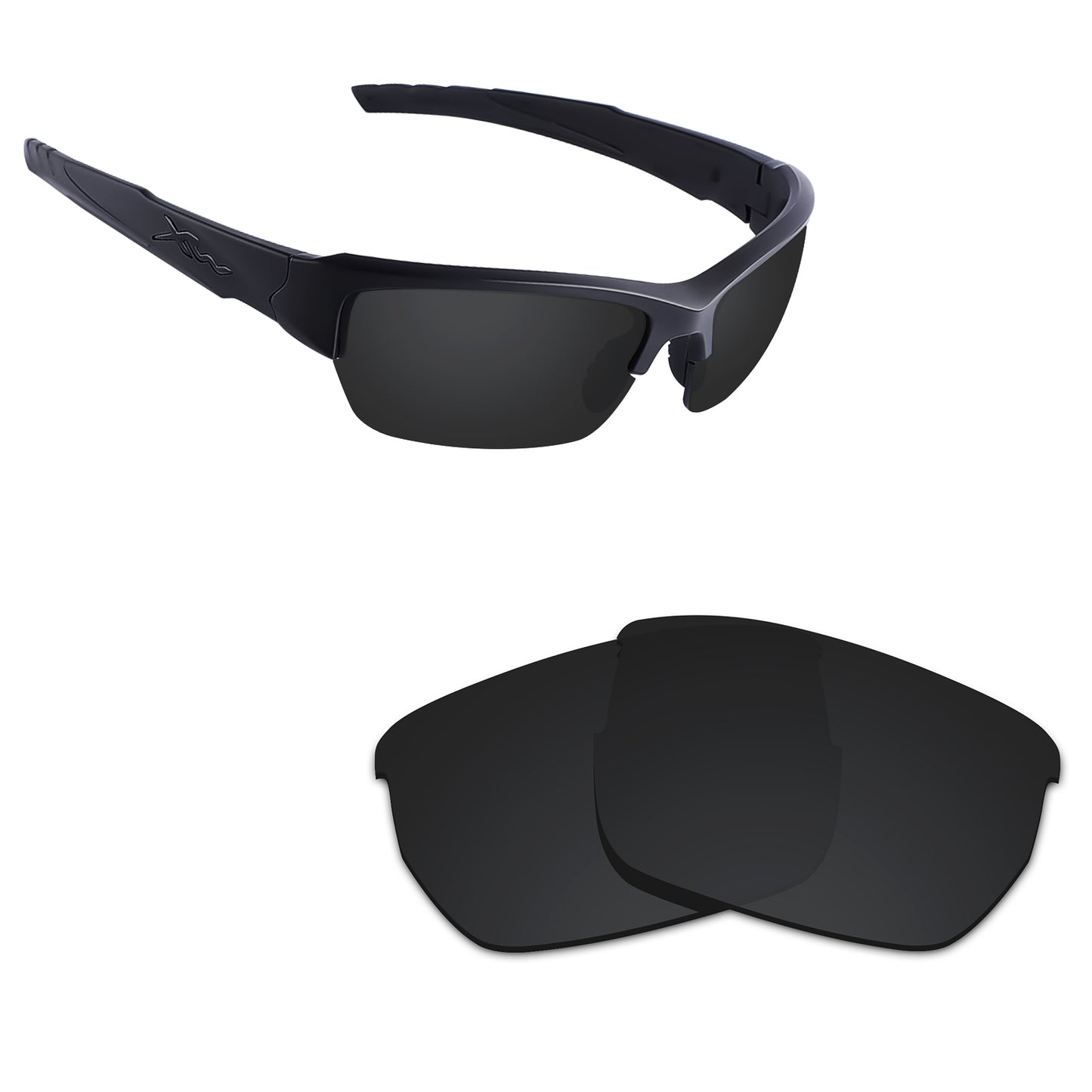 Hawkry Polarized Replacement Lens for - Wiley X Valor Sunglass - Options