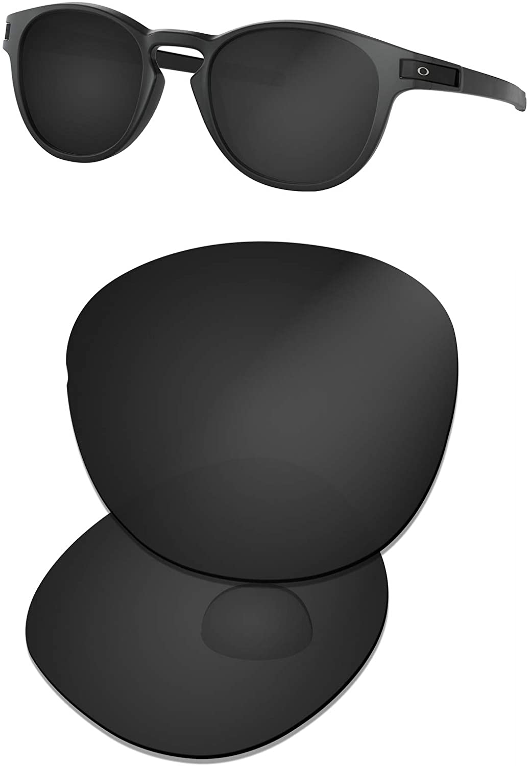 Prizo Polarized Replacement Lenses for Oakley Latch Sunglasses OO9265 Matte Black