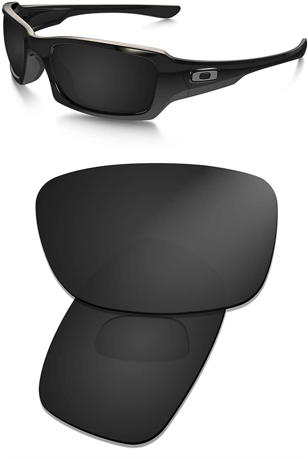 Prizo Polarized Replacement Lenses for Oakley Fives Squared 2008 Sunglasses