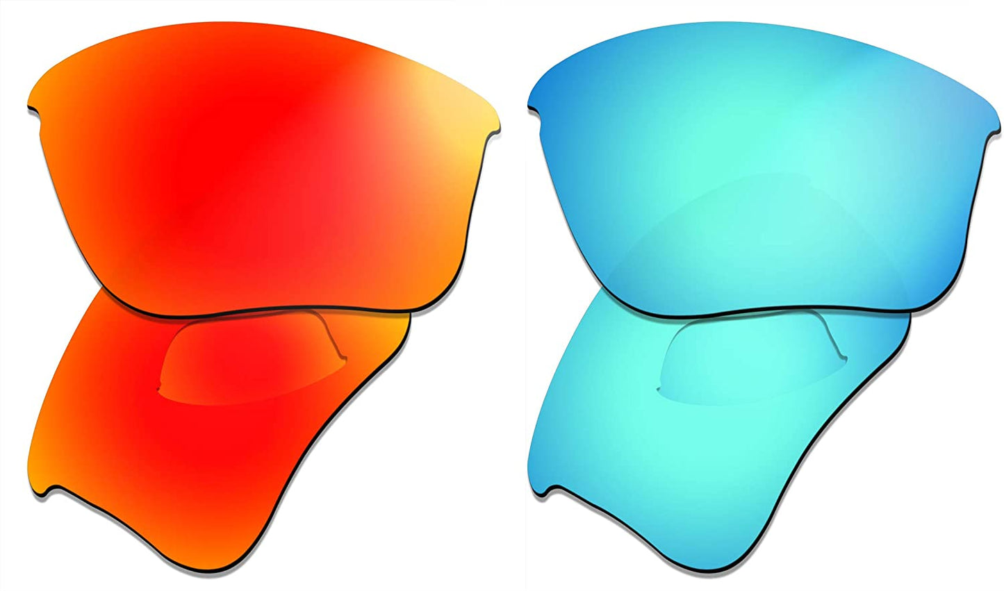 Prizo Polarized Replacement Lenses for Oakley Flak Jacket XLJ Sunglasses- Multi Options