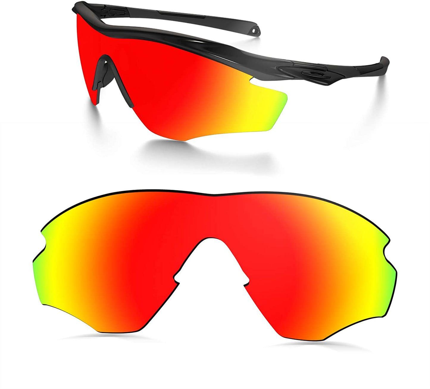 Prizo Polarized Replacement Lenses for Oakley M2 Frame Sunglasses