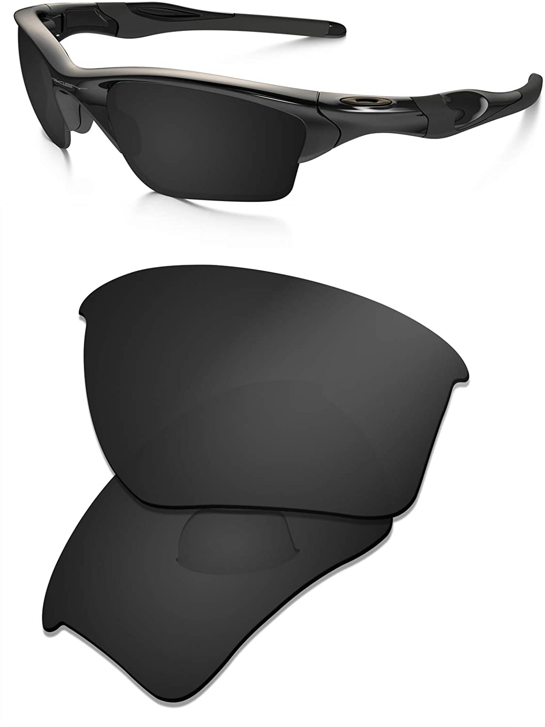 Prizo Polarized Replacement Lenses for Oakley Half Jacket 2.0 XL Sunglasses