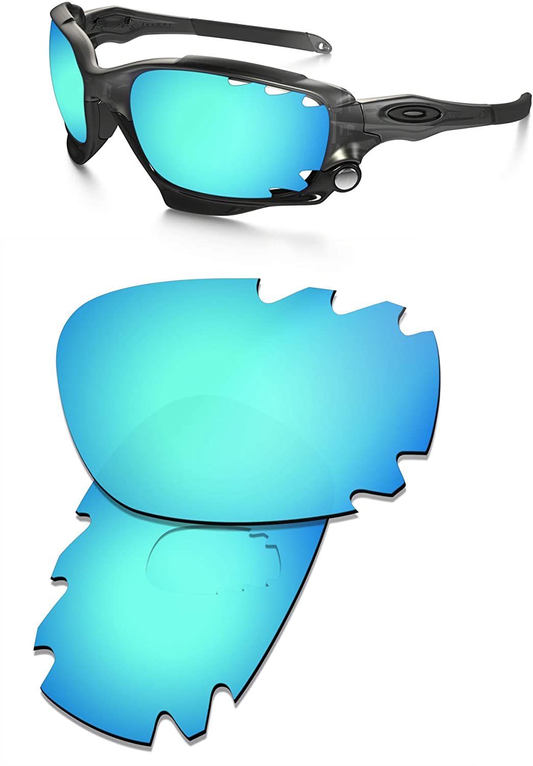 Prizo Polarized Vented Replacement Lenses for Oakley Jawbone Sunglasses
