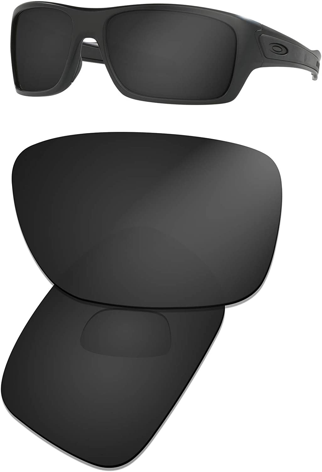 Prizo Polarized Replacement Lenses for Oakley Turbine Sunglasses - Multi Options