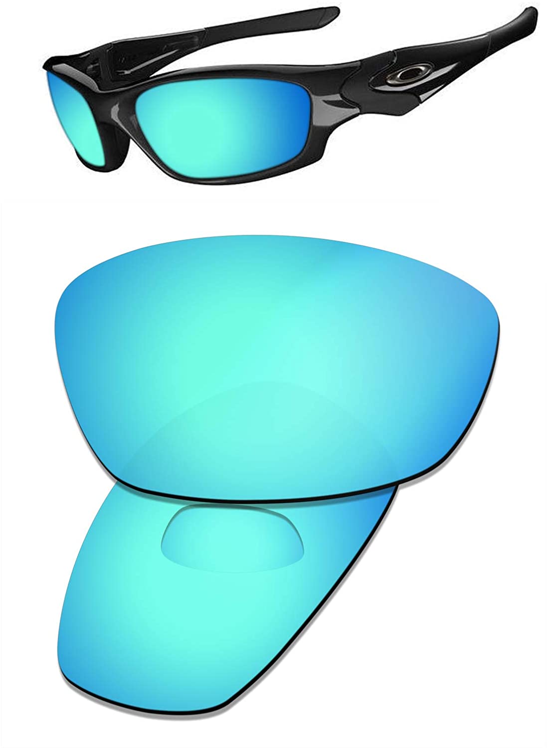 Prizo Polarized Replacement Lenses for Oakley Straight Jacket Sunglasses - Multi Options