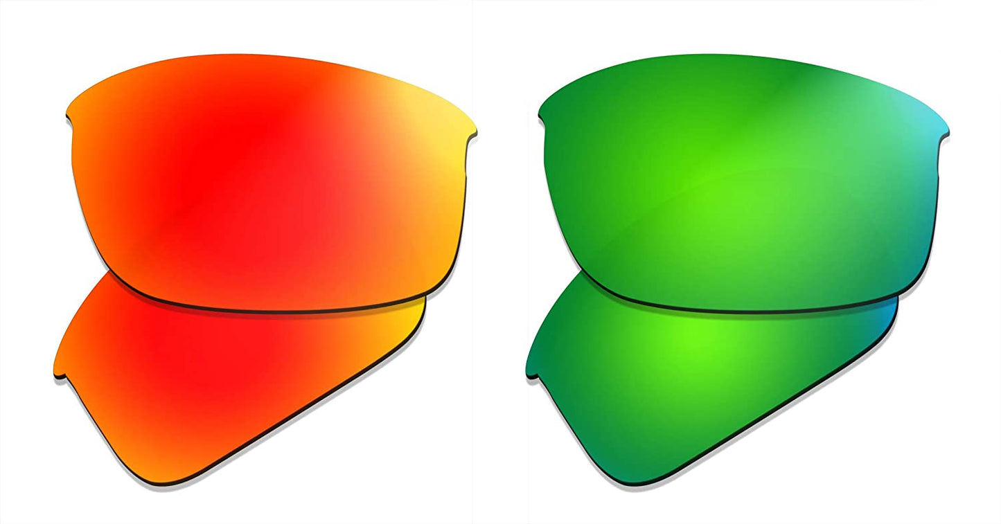 Prizo Polarized Replacement Lenses for Oakley Bottle Rocket Sunglasse - Multi Options