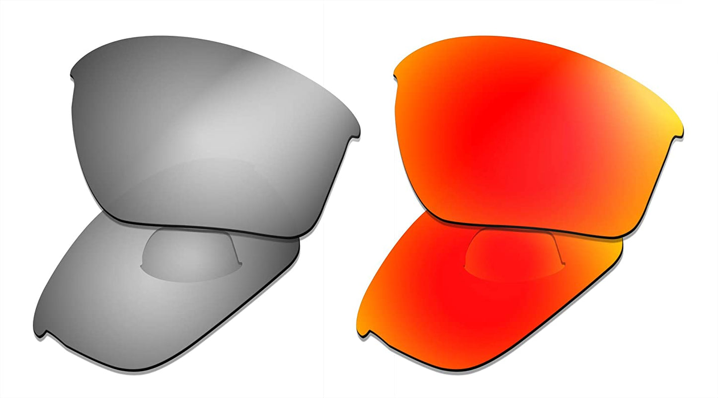 Prizo Polarized Replacement Lenses for Oakley Half Jacket 2.0 Sunglasses- Multi Options