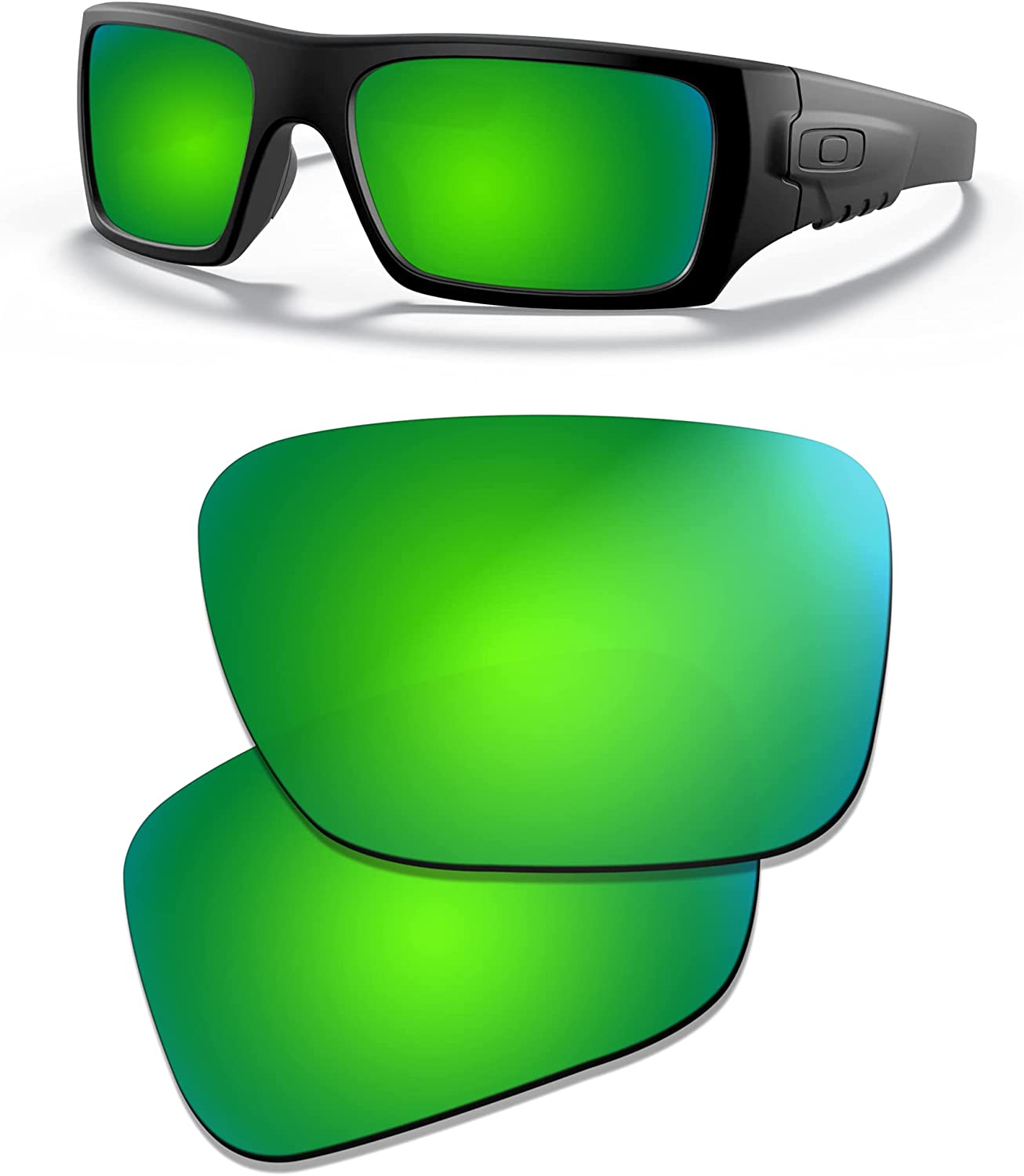Prizo Polarized Replacement Lenses for Oakley SI Ballistic Det Cord Sunglasses OO9253 - MultiOptions