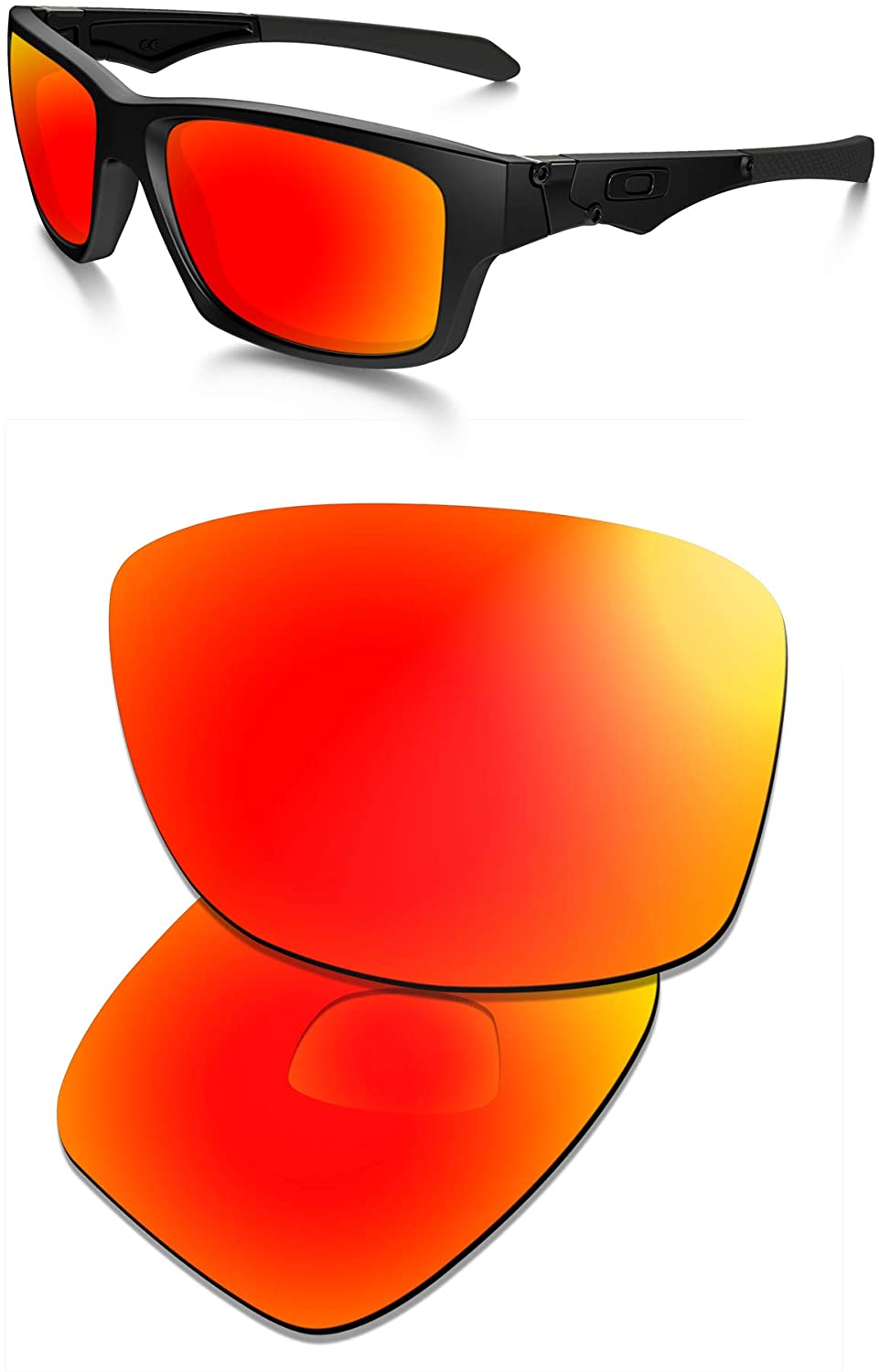 Prizo Polarized Replacement Lenses for Oakley Jupiter Squared Sunglasses - Multi Options