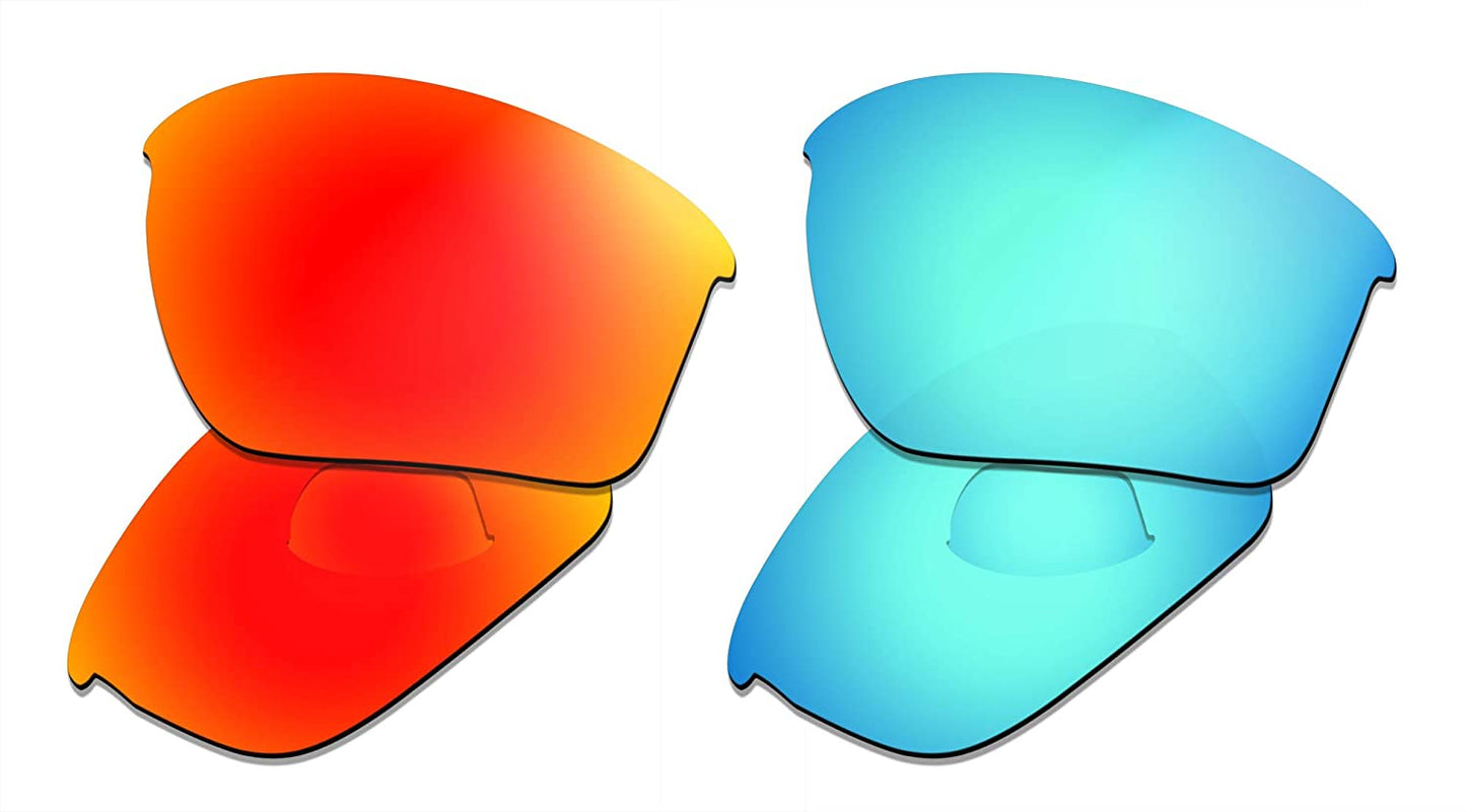 Prizo Polarized Replacement Lenses for Oakley Half Jacket 2.0 Sunglasses- Multi Options