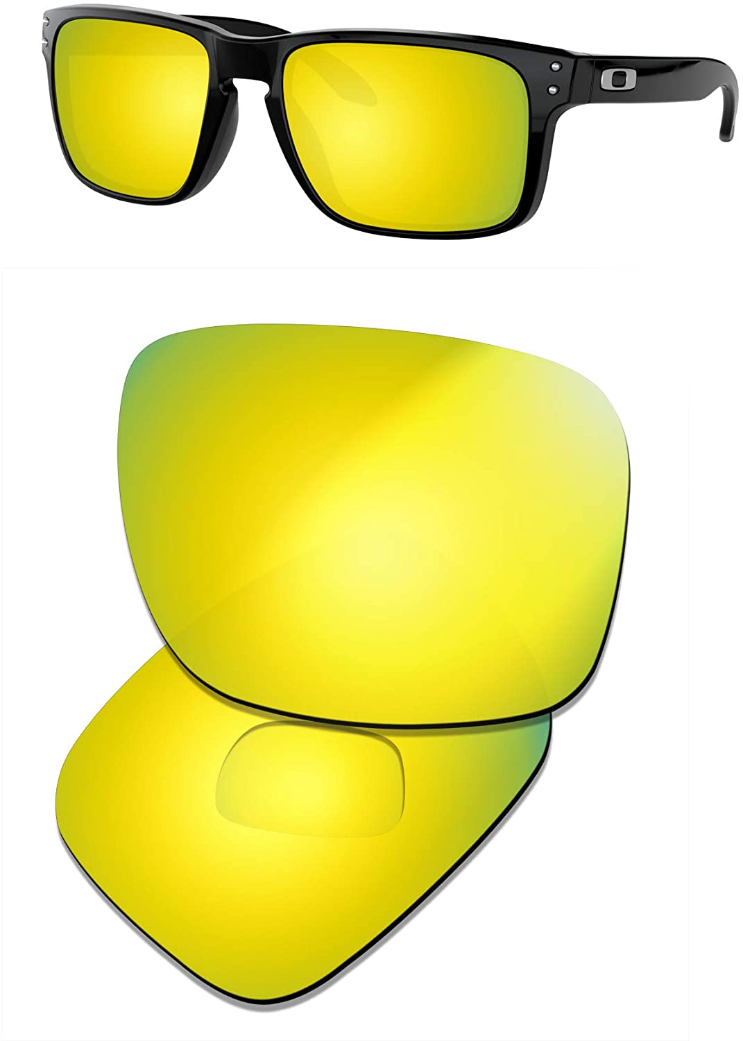 Prizo Polarized Replacement Lenses for Oakley Holbrook Sunglasses - Multi Options