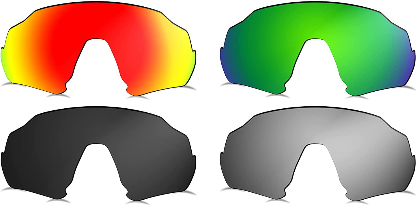 Prizo Polarized Replacement Lenses for Oakley Flight Jacket Sunglasses OO9401 - MultiOptions