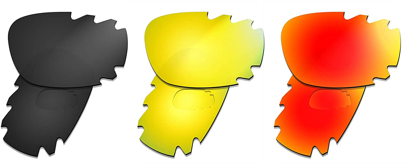 Prizo Polarized Replacement Lenses for Oakley Racing Jacket Sunglasses Vented - Multi Options