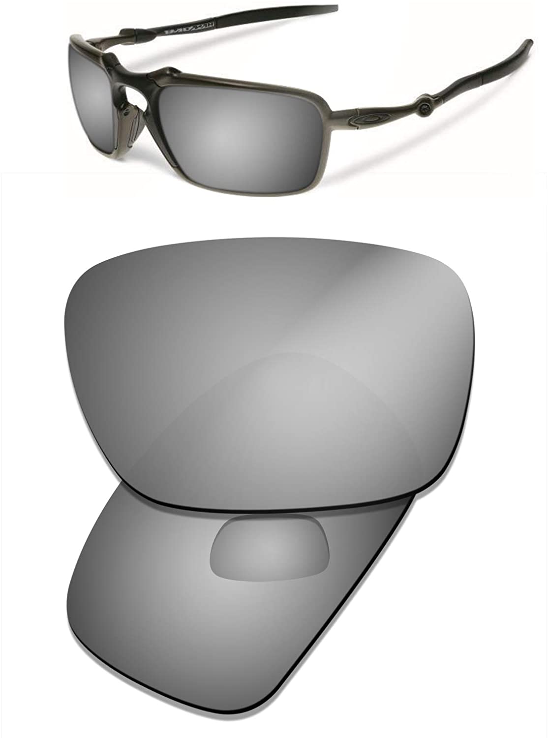 Prizo Polarized Replacement Lenses for Oakley Badman OO6020 Sunglasses