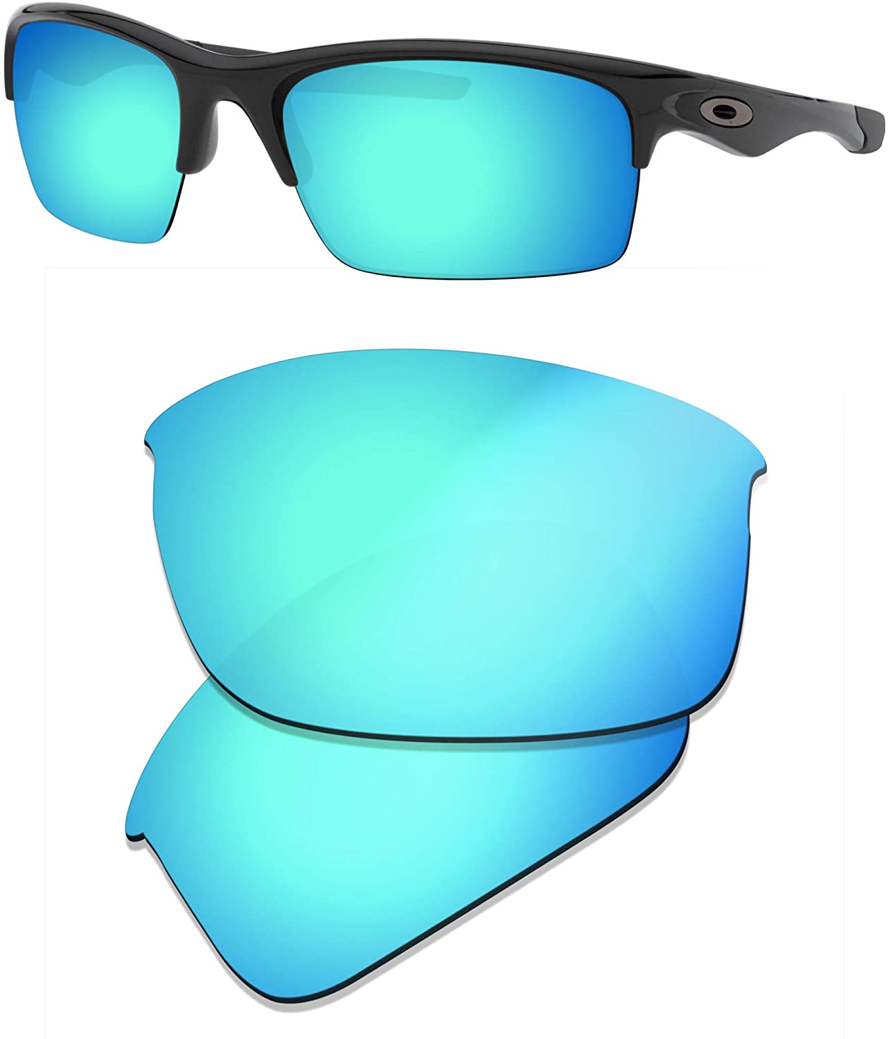 Prizo Polarized Replacement Lenses for Oakley Bottle Rocket Sunglasse - Multi Options