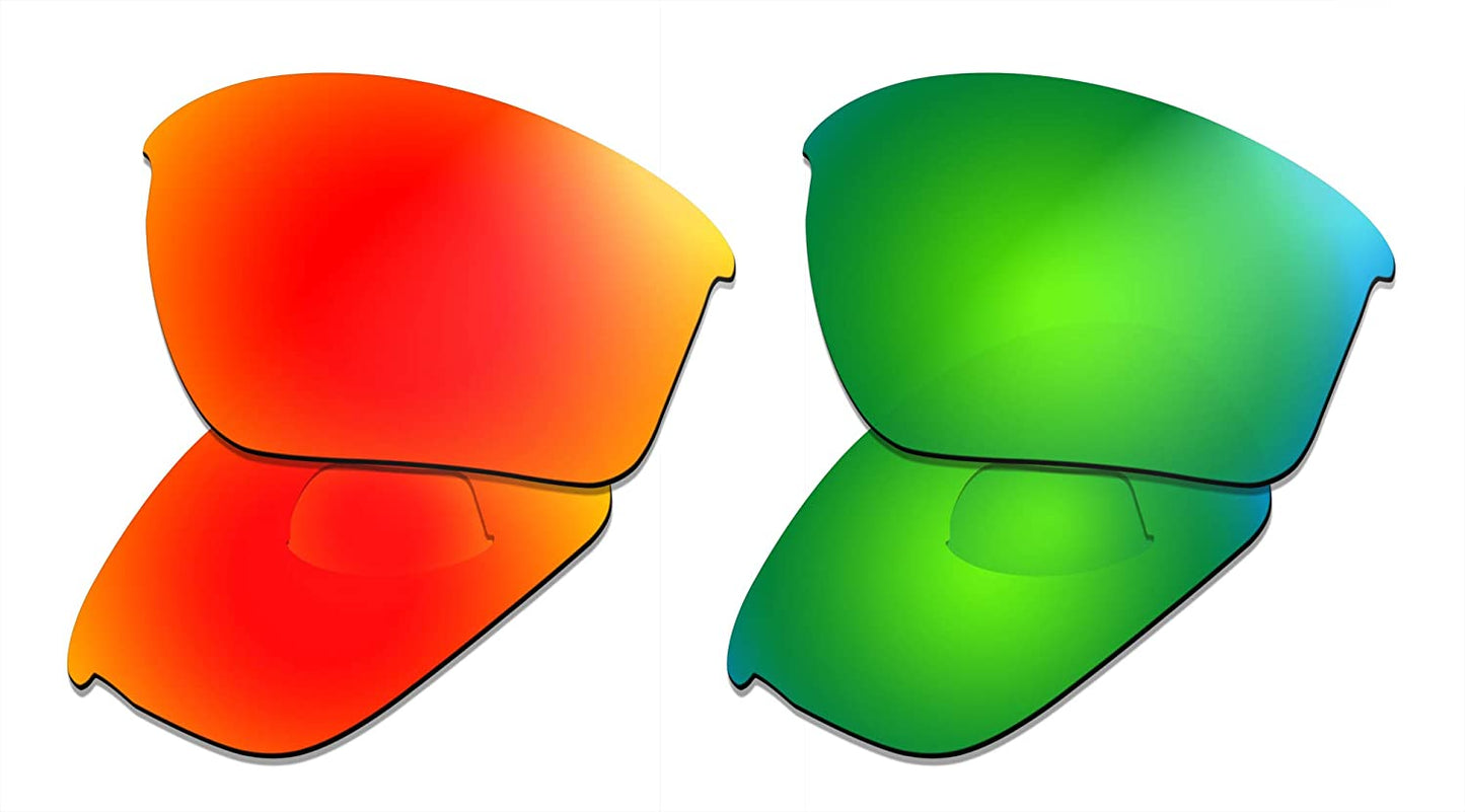 Prizo Polarized Replacement Lenses for Oakley Half Jacket 2.0 Sunglasses- Multi Options