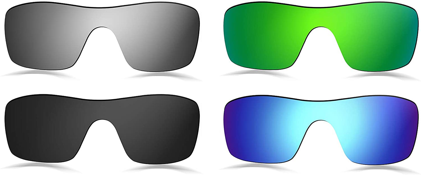 Prizo Polarized Replacement Lenses for Oakley Batwolf Sunglasses - Multi Options