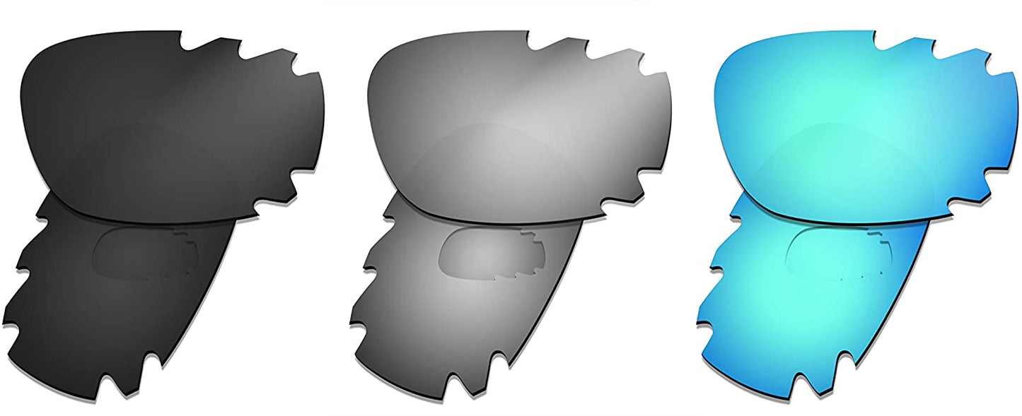 Prizo Polarized Replacement Lenses for Oakley Racing Jacket Sunglasses Vented - Multi Options
