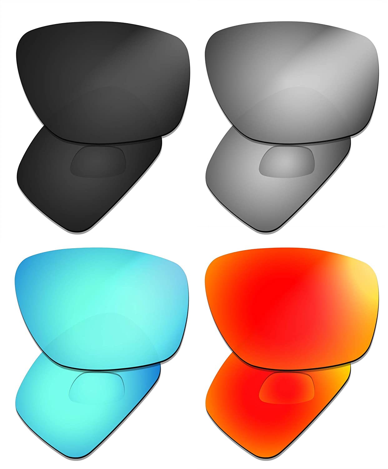 Prizo Polarized Replacement Lenses for Oakley Big Taco Sunglasses - Multi Options