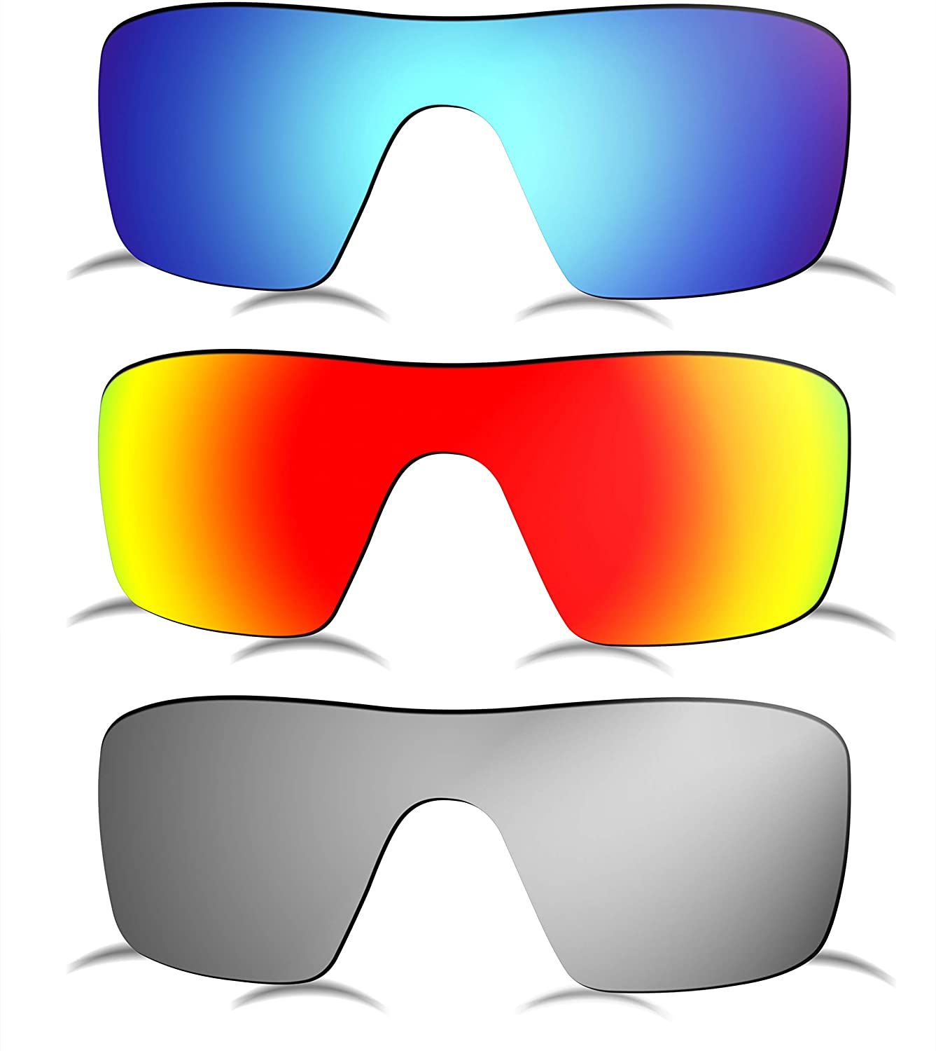 Prizo Multiple Combinations Polarized Replacement Lenses for Oakley Straightback Sunglasses