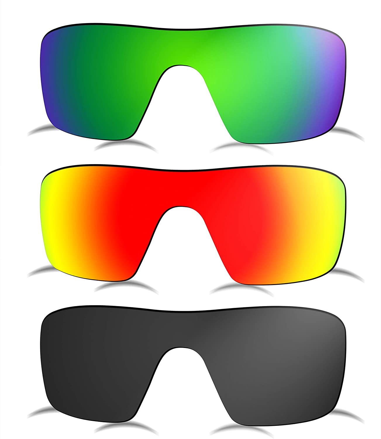 Prizo Multiple Combinations Polarized Replacement Lenses for Oakley Straightback Sunglasses