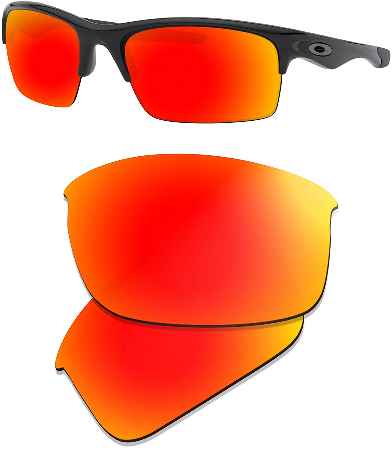 Prizo Polarized Replacement Lenses for Oakley Bottle Rocket Sunglasse - Multi Options