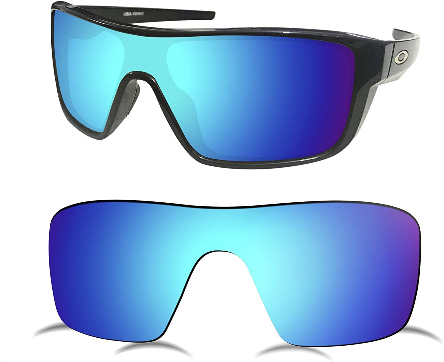 Prizo Polarized Replacement Lenses for Oakley Straightback Sunglasses - Multi Options