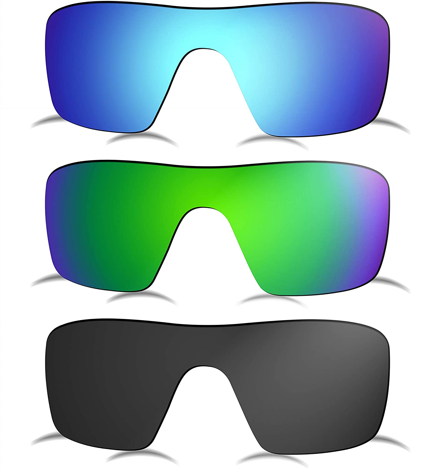 Prizo Polarized Replacement Lenses for Oakley Straightback Sunglasses - Multi Options