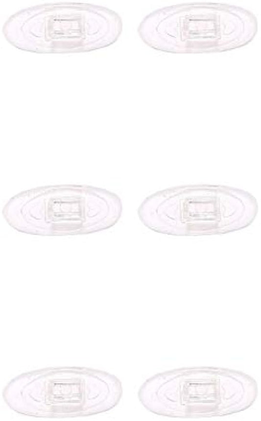 NicelyFit Clear Silicon Rubber Nose Pads for Oakley Glass Frames OX5079 OX5038 OX5066 OX5088 OX3102 OX5040 OX5042 etc.