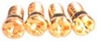 CEYDEY Replacement Gold Screws for Aviator RB3025 3025 Sunglasses Repair Kit (Set of 4),Screwdriver