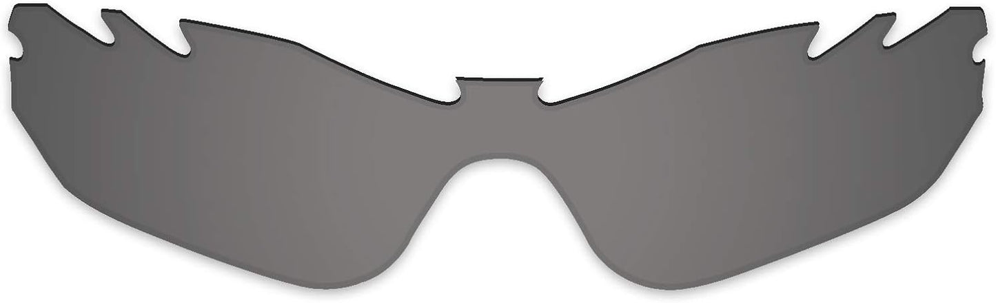 Replacement Lenses for Oakley Radar Edge Vented Sunglass - Polarized Black