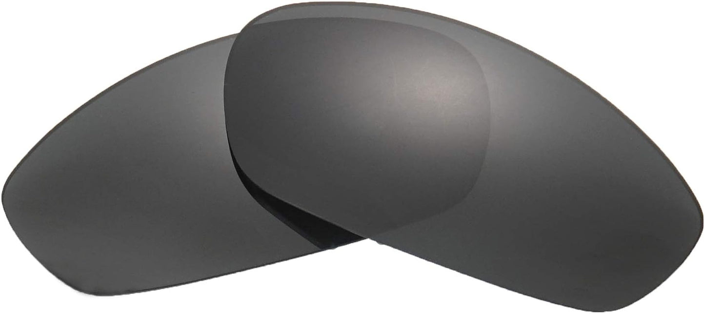 NicelyFit Polarized Replacement Lenses Shades for Oakley Whisker Sunglasses Glass Frames (Black)