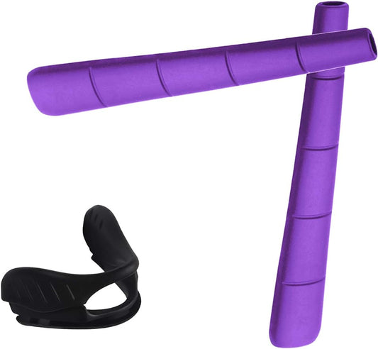 Black Nosepieces and Purple Earsocks for Oakley SI Ballistic M Frame 2.0 Sunglass