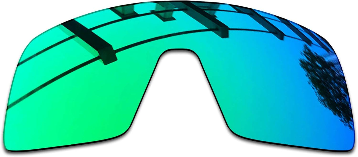SEEABLE Premium Polarized Mirror Replacement Lenses & Nose Piece for Oakley Sutro OO9406 Sunglasses