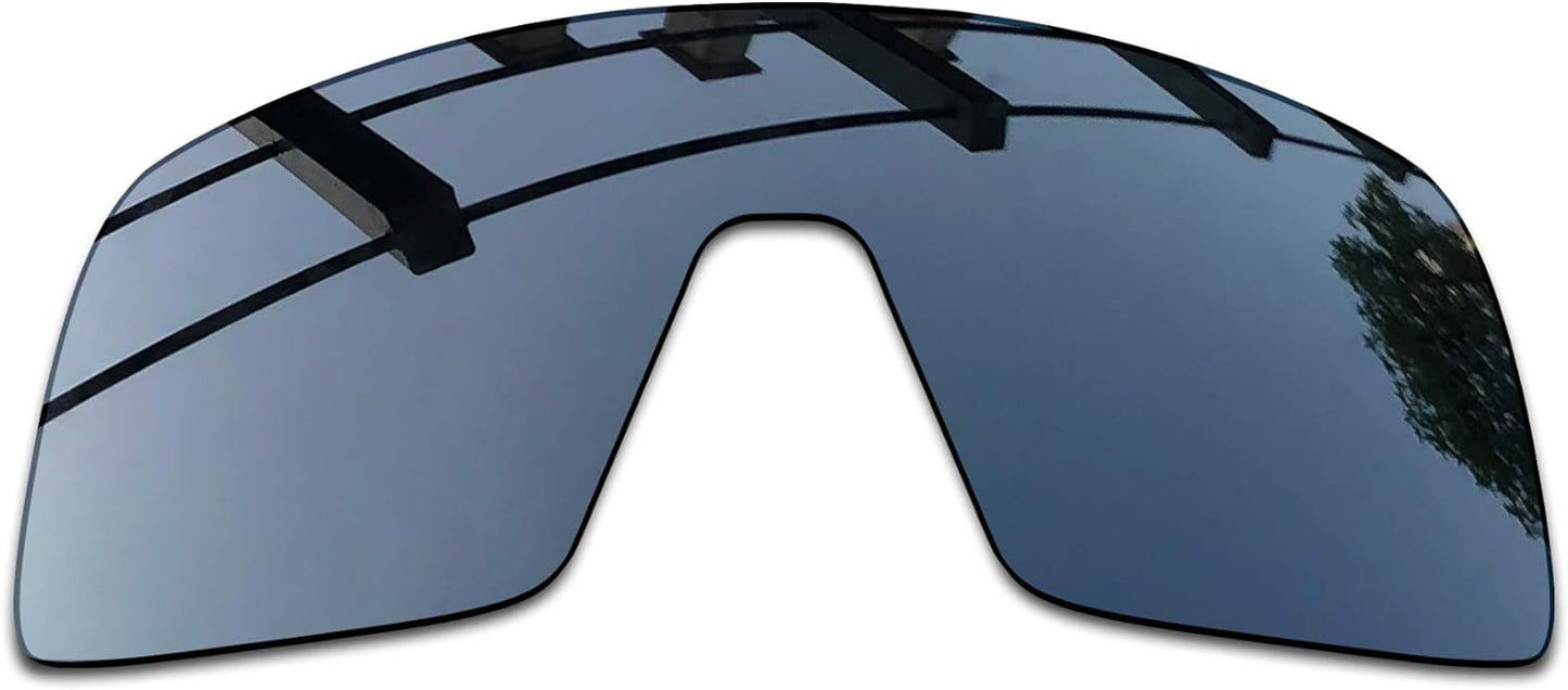SEEABLE Premium Polarized Mirror Replacement Lenses & Nose Piece for Oakley Sutro OO9406 Sunglasses