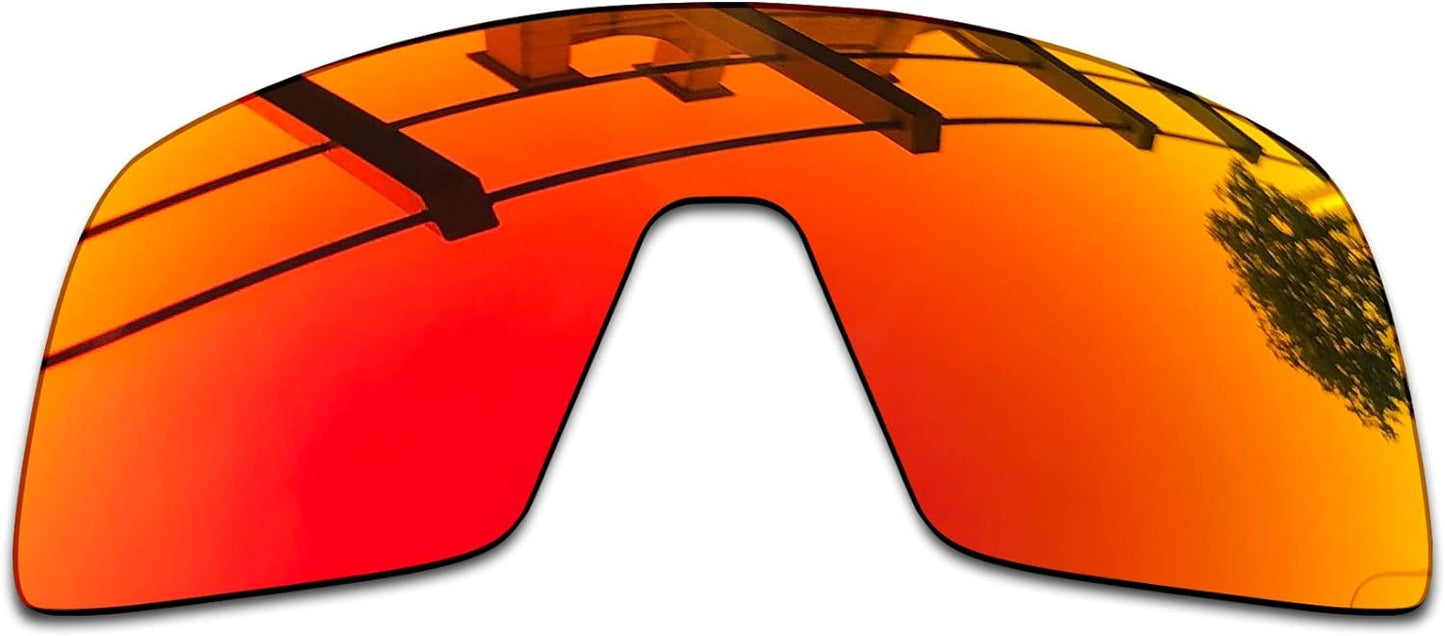 SEEABLE Premium Polarized Mirror Replacement Lenses & Nose Piece for Oakley Sutro OO9406 Sunglasses