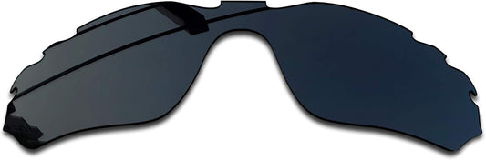 SEEABLE Premium Polarized Replacement Lenses for Oakley Radar Edge Vented OO9184 Sunglasses - Dark Black