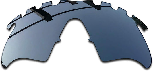 SEEABLE Premium Polarized Mirror Replacement Lenses for Oakley M Frame Heater Vented Sunglasses - Black Chrome Mirror