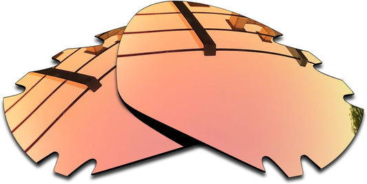 SEEABLE Premium Polarized Mirror Replacement Lenses for Oakley Jawbone Vented Sunglasses - Rose Gold Mirror